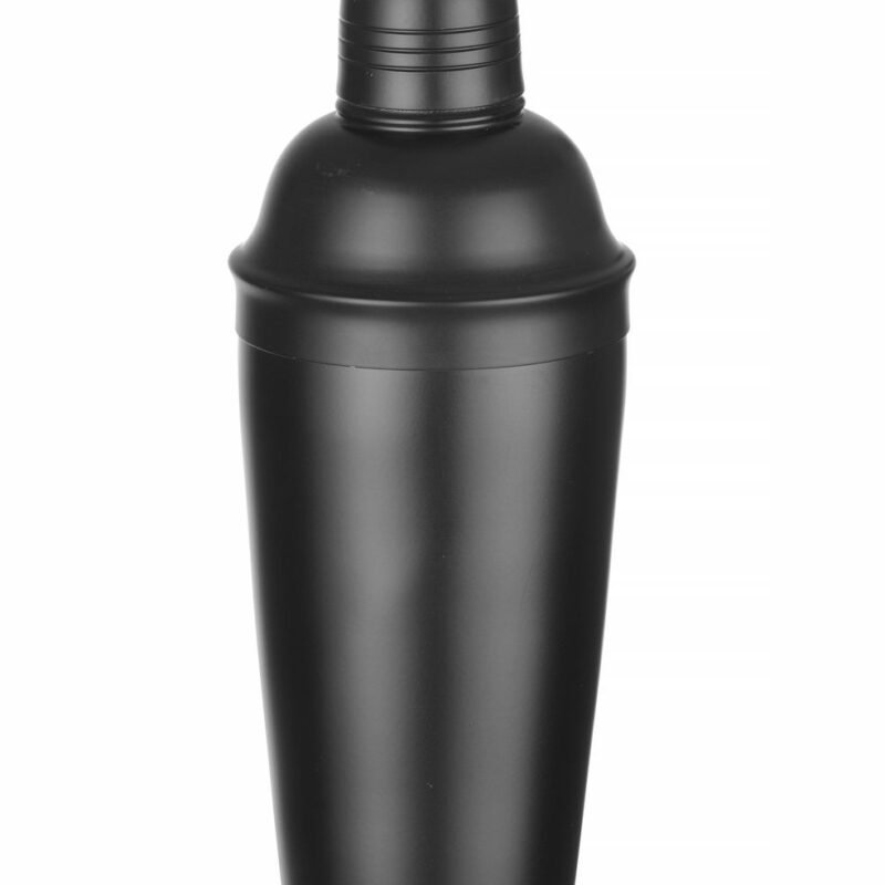 Plaktuvė kobleris, 3 dalių, BarUp, Juodas, ⌀85x(H)240mm