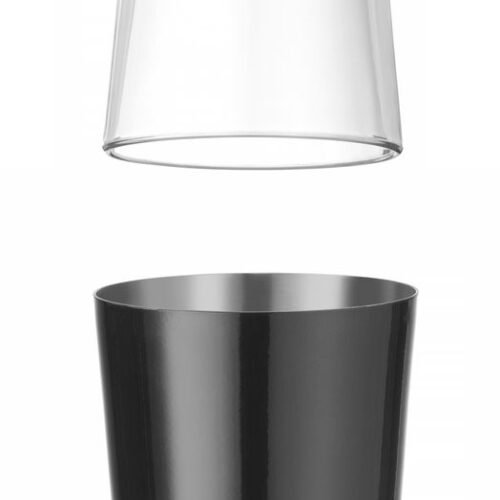 Bostono kokteilių plaktuvė (šeikeris), BarUp, 0,8L, Juodas, ⌀x(H)mm