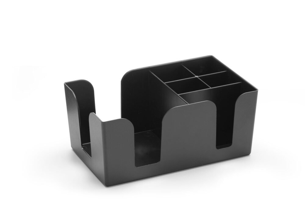 Barmeno įrankių dėklas – 6 skyriai, BarUp, 240x145x(H)105mm