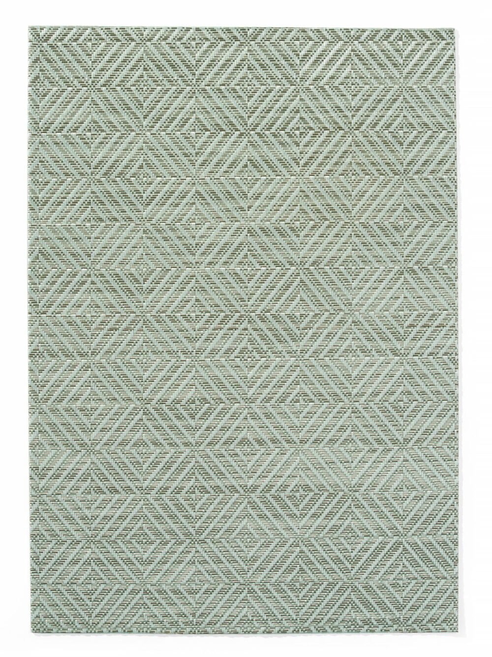 Stalo kilimėlis, geometrinis raštas – rinkinys, HENDI, Žalia, 6 vnt., 450x300mm