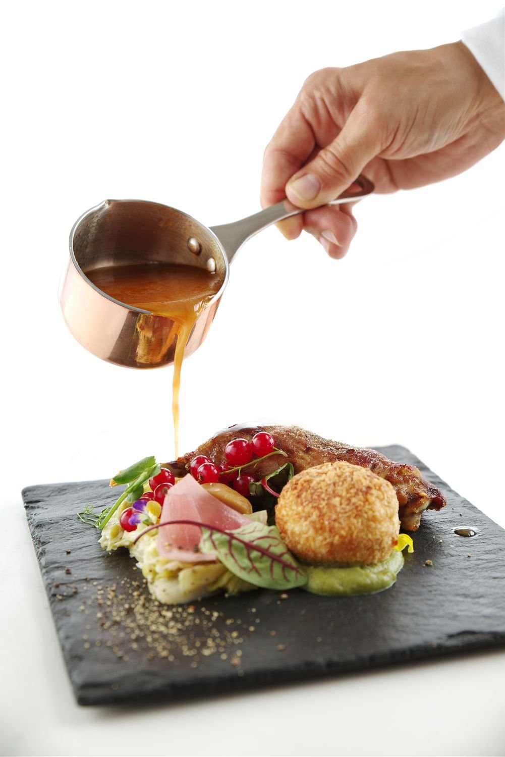 Miniatiūrinis prikaistuvis su snapeliu, HENDI, 0,05L, ⌀50x(H)30mm