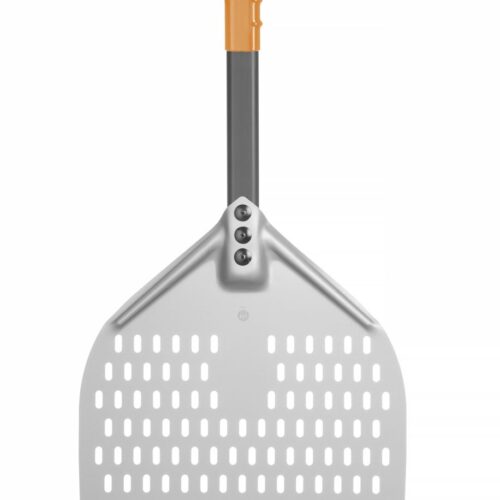 Kvadratinė picos mentelė, perforuota, su trumpa rankena, HENDI, 300x660mm