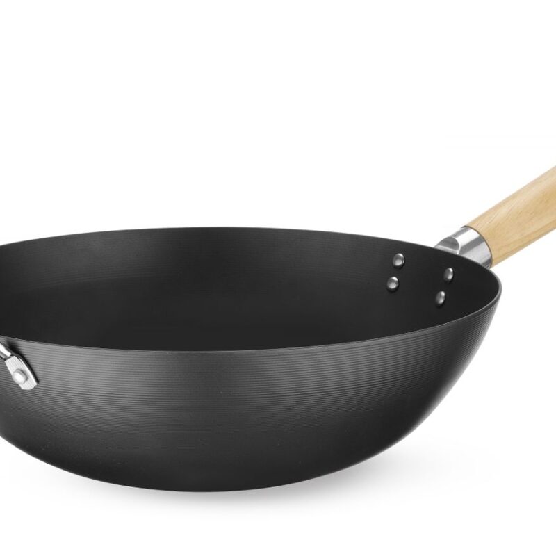 Wok keptuvė su medine rankena, HENDI, ⌀324x565mm