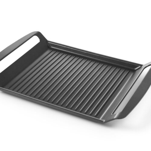 Padėklas Titanium Profesionalus indukcinėms viryklėms, su grioveliais, HENDI, 390x260x(H)35mm