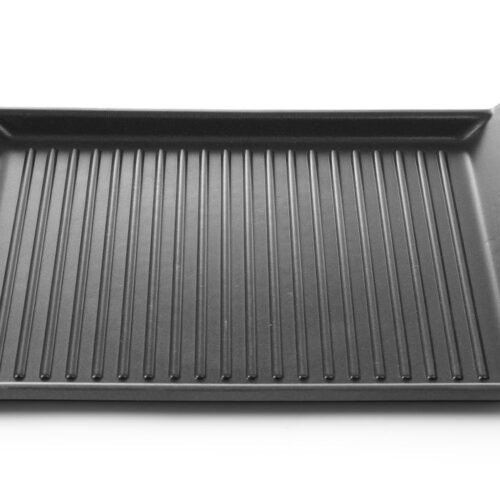 Padėklas Titanium Profesionalus indukcinėms viryklėms, su grioveliais, HENDI, 390x260x(H)35mm