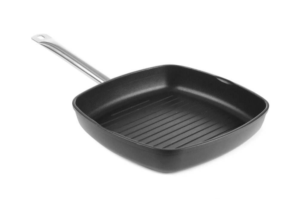 Keptuvė grilis – rifliuotu dugnu Titanium Professional, HENDI, 550x290x(H)55mm