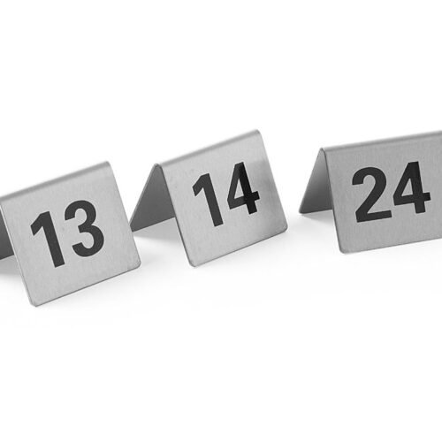 Informacinės lentelės numeriai, HENDI, Numeriai 13-24, 50x35x(H)40mm