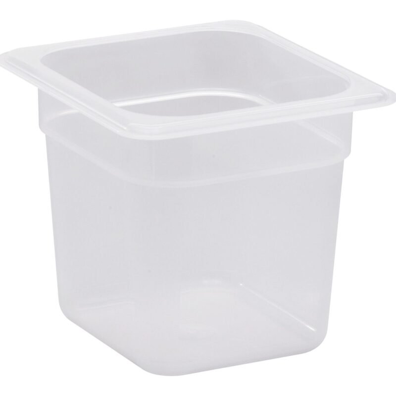 Konteineris GN 1/6 iš skaidraus polipropileno, Cambro, GN 1/6, 2,2L, Permatomas, 162x176x(H)150mm