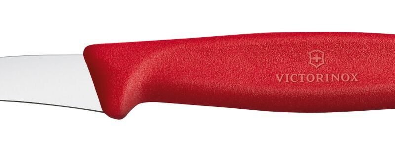 Lenktas daržovių peilis, Victorinox, Raudona, (L)162mm