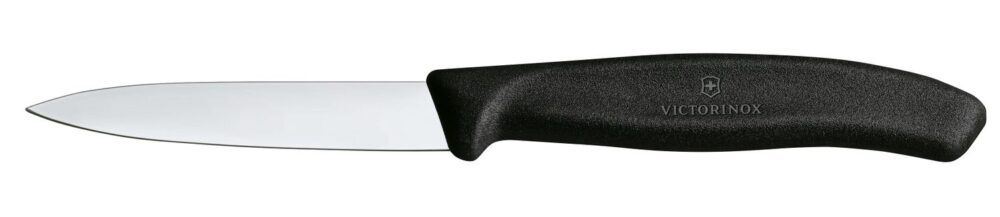 Daržovių peilis lygus, Victorinox, Juodas, (L)190mm
