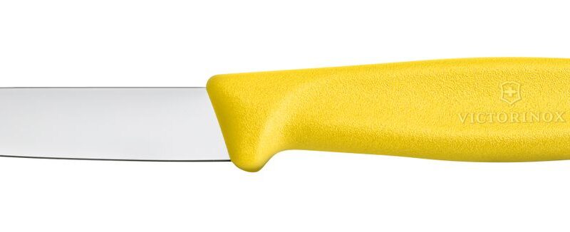 Daržovių peilis lygus, Victorinox, Geltonas, (L)190mm
