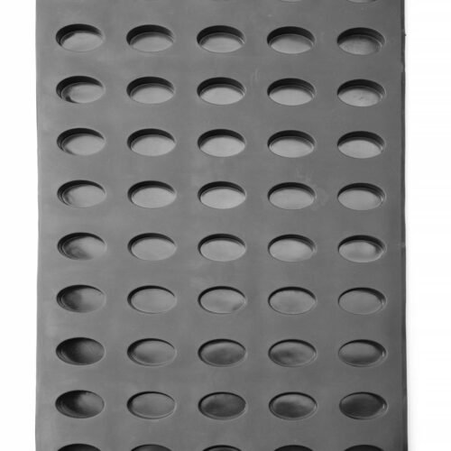 Silikono forma OVAL, 570x375x(H)20mm