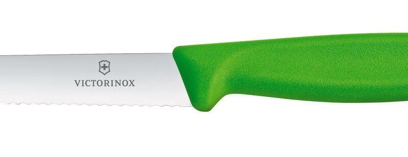 Dantytas daržovių peilis, Victorinox, Žalia, (L)212mm
