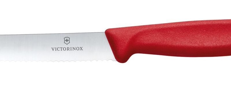Pomidorų peilis, Victorinox, Raudona, (L)219mm