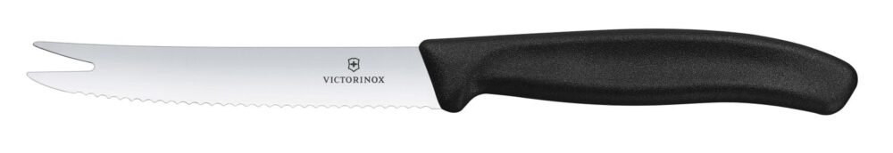 Sūrio ir dėšros peilis, Victorinox, Juodas, (L)219mm