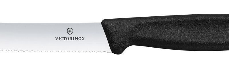Sūrio ir dėšros peilis, Victorinox, Juodas, (L)219mm