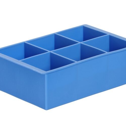 XL dydžio ledo kubelių forma, BarUp, Mėlynas, 170x110x(H)52mm
