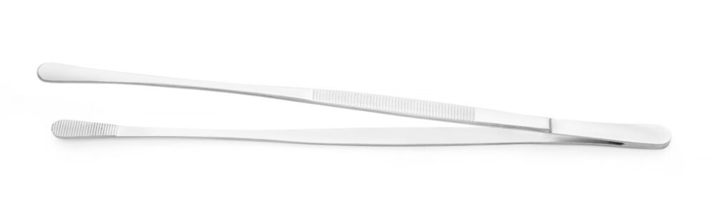 Pincetas suapvalintais galais, HENDI, (L)305mm