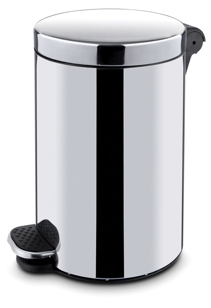 691342 Apvali pedalinė šiukšliadėžė su vidine šiukšliadėže, HENDI, 30L, ⌀300x(H)650mm