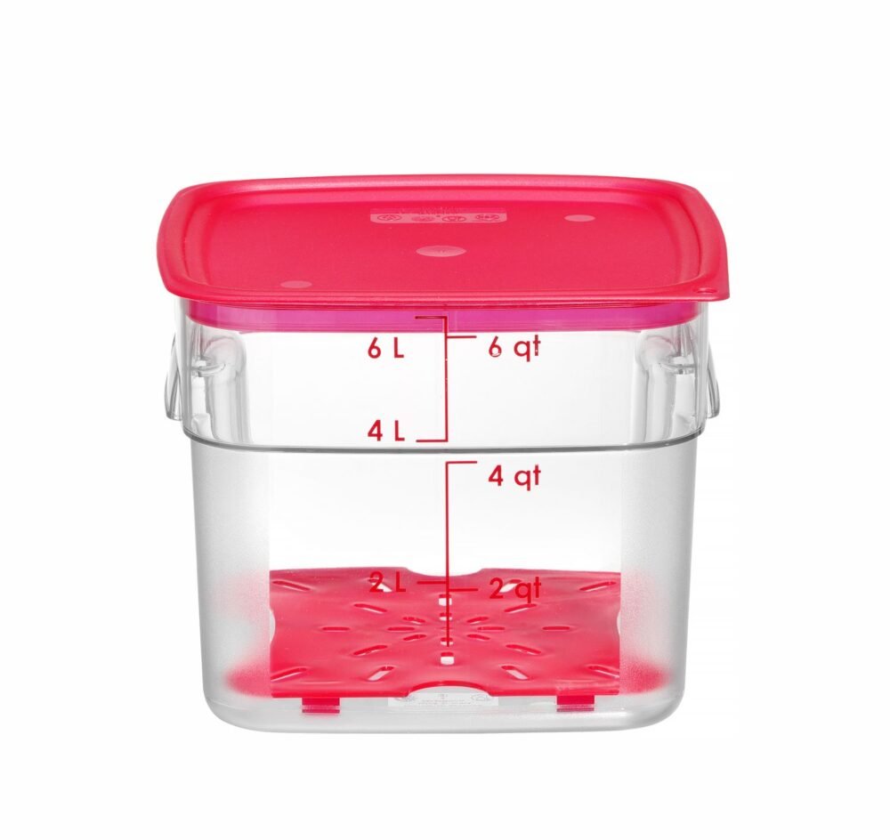Maisto talpykla CamSquares Fresh Pro , Cambro, 5,7L, Permatomas, 229x229x(H)180mm