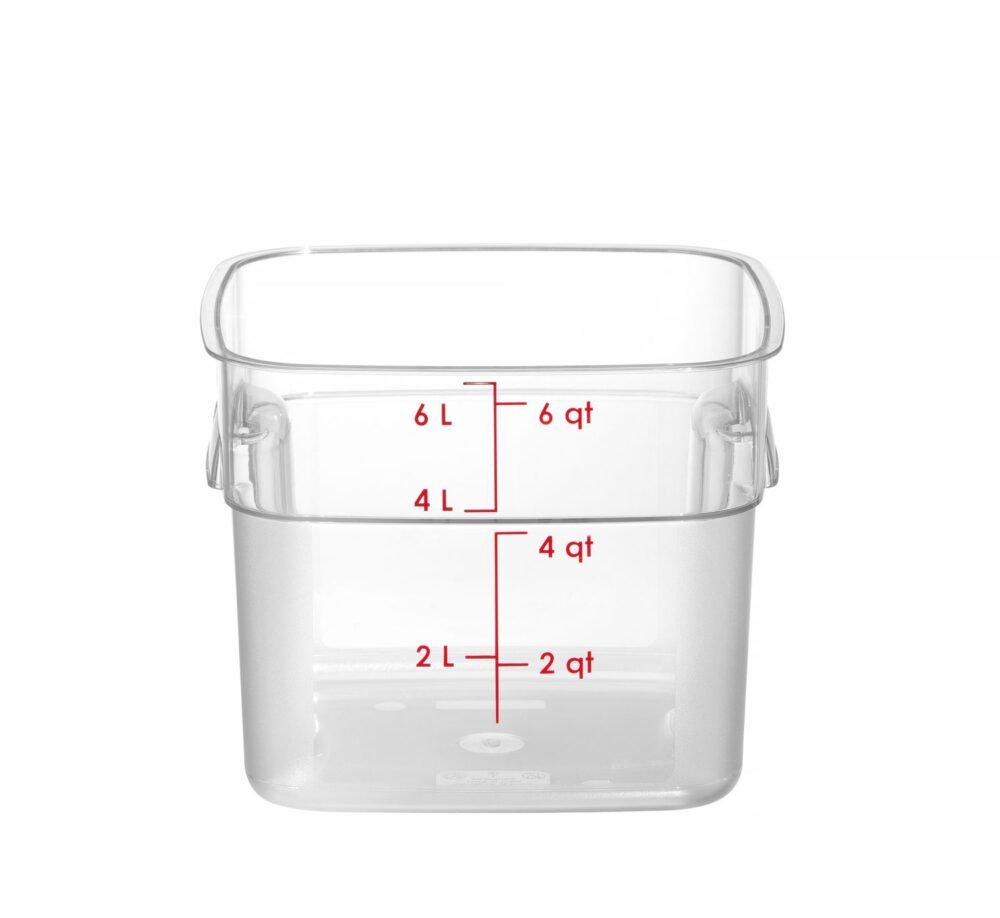 Maisto talpykla CamSquares Fresh Pro , Cambro, 5,7L, Permatomas, 229x229x(H)180mm