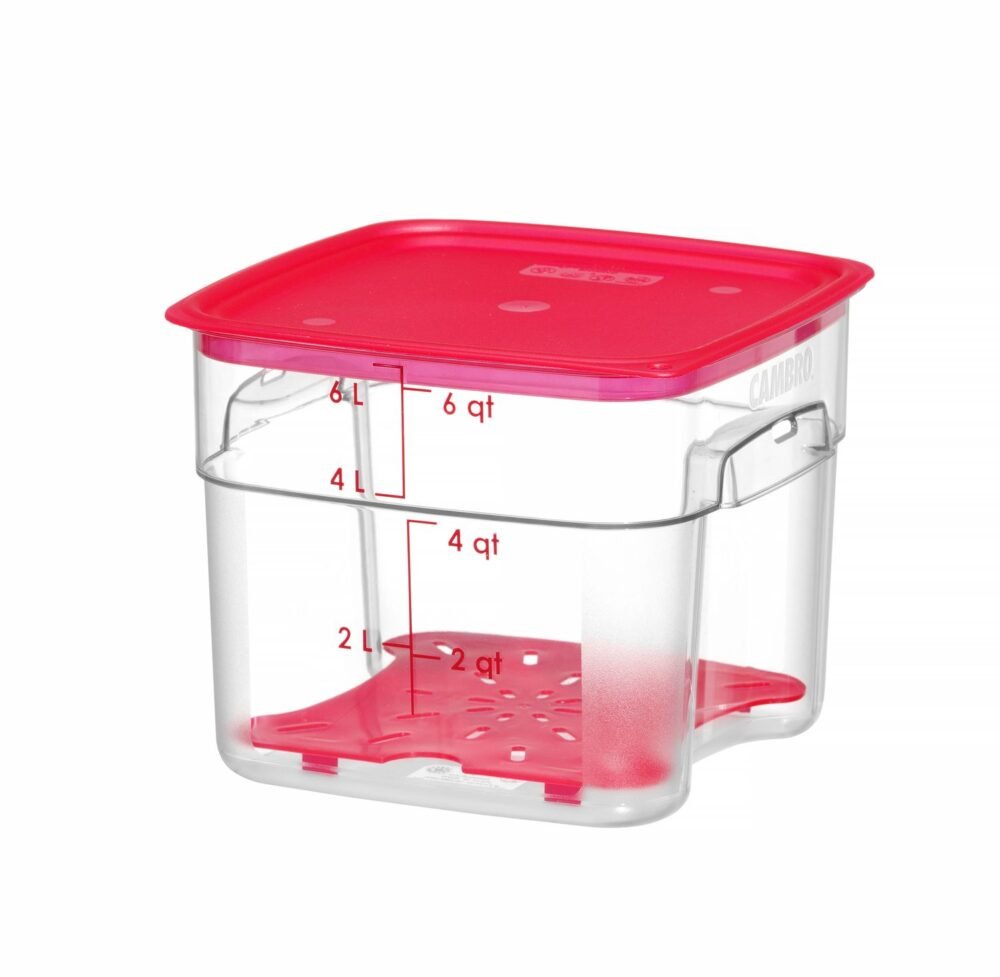 Maisto talpykla CamSquares Fresh Pro , Cambro, 5,7L, Permatomas, 229x229x(H)180mm