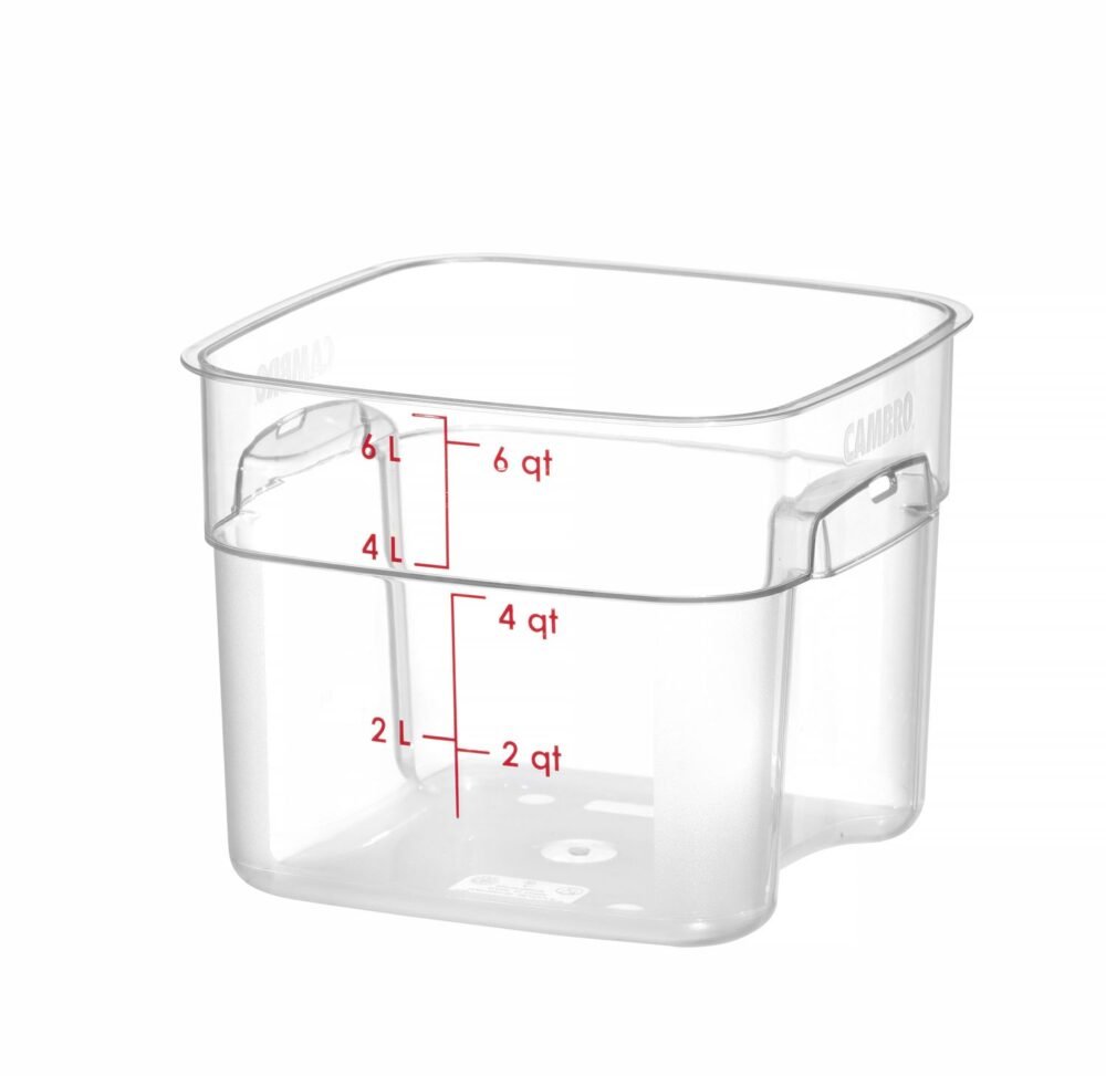 Maisto talpykla CamSquares Fresh Pro , Cambro, 5,7L, Permatomas, 229x229x(H)180mm
