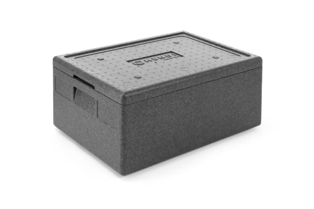 707746_1 Termokonteineris iš kopolimero piocelan, HENDI, Kitchen Line, GN 1/1, 40L, Juodas, 600x400x(H)283mm