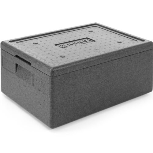 707746_1 Termokonteineris iš kopolimero piocelan, HENDI, Kitchen Line, GN 1/1, 40L, Juodas, 600x400x(H)283mm