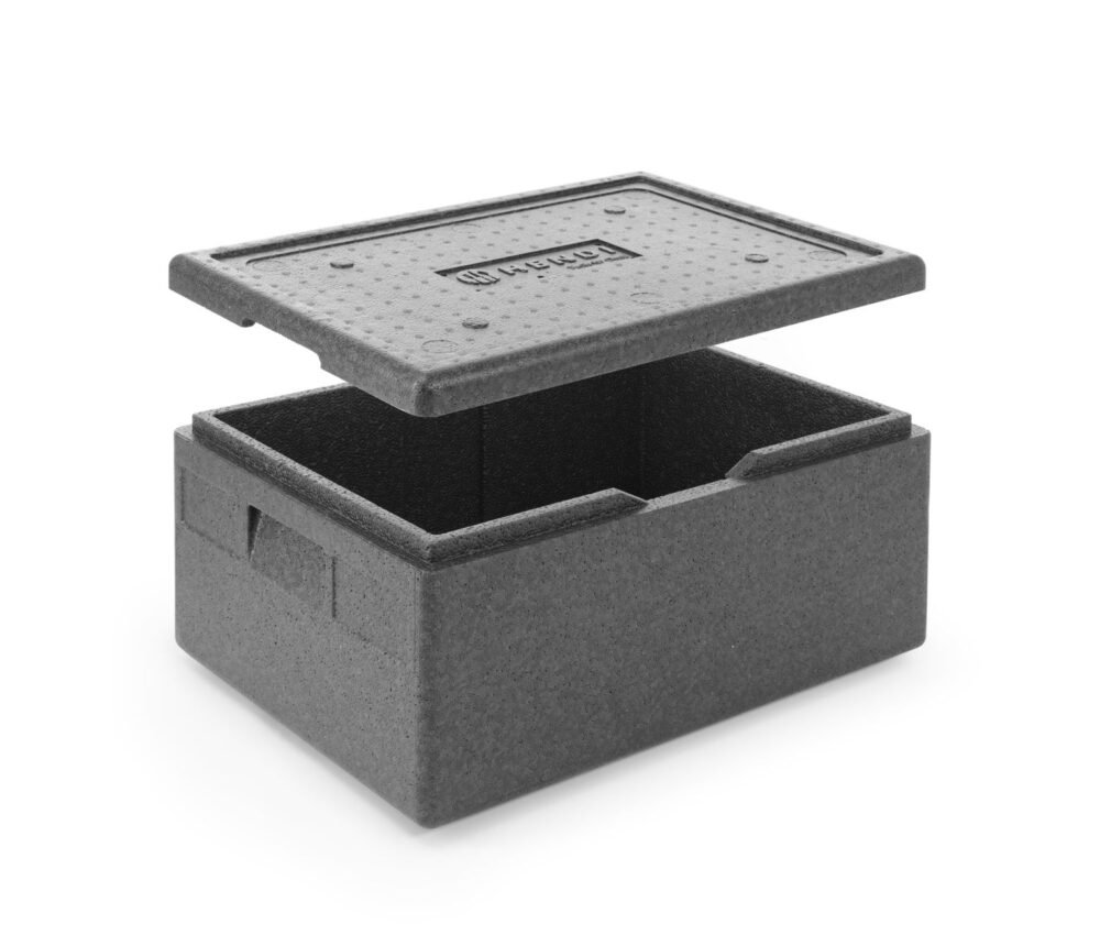 707746_4 Termokonteineris iš kopolimero piocelan, HENDI, Kitchen Line, GN 1/1, 40L, Juodas, 600x400x(H)283mm