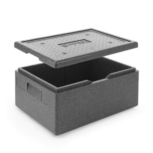 707746_4 Termokonteineris iš kopolimero piocelan, HENDI, Kitchen Line, GN 1/1, 40L, Juodas, 600x400x(H)283mm
