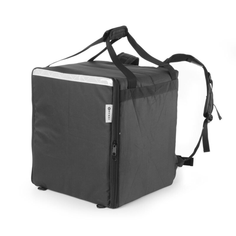 Izoliuota maisto pristatymo kuprinė, HENDI, 75,2L, Juodas, 410x410x(H)480mm