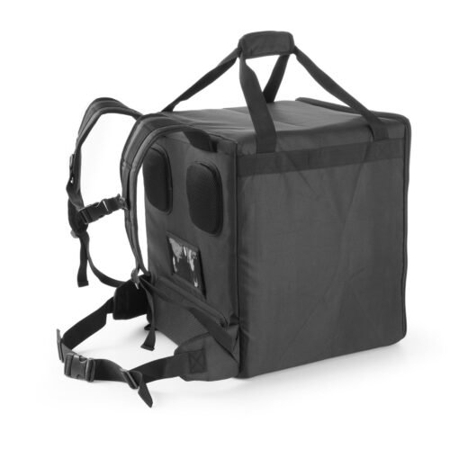 Izoliuota maisto pristatymo kuprinė, HENDI, 75,2L, Juodas, 410x410x(H)480mm