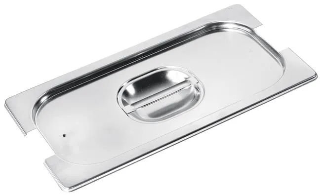 Gastro talpų GN dangtis su silikoniniu tarpikliu ir rankenėlių ėmimo įdubomis, HENDI, Profi Line, GN 1/4, xmm