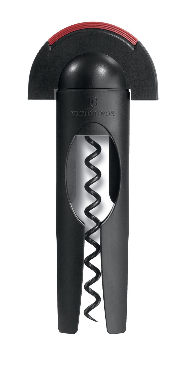 Kamščiatraukis su folijos peiliu, Victorinox, Juodas, (L)200mm