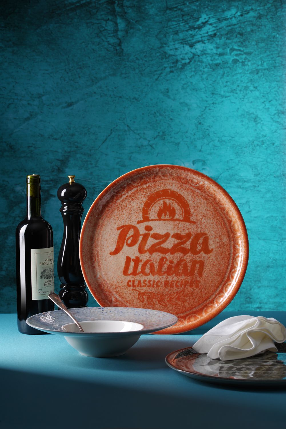 Picos lėkštė Recipe Collection Brick Red, HENDI, Raudona, ⌀330mm