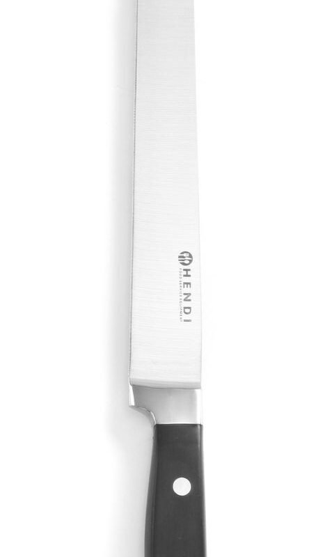 Peilis kumpiui ir lašišai pjaustyti, HENDI, Kitchen Line, Juodas, (L)350mm