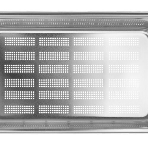 Perforuota talpykla GN 1/1, HENDI, Profi Line, GN 1/1, 21L, Šviesiai pilkas, (H)150mm