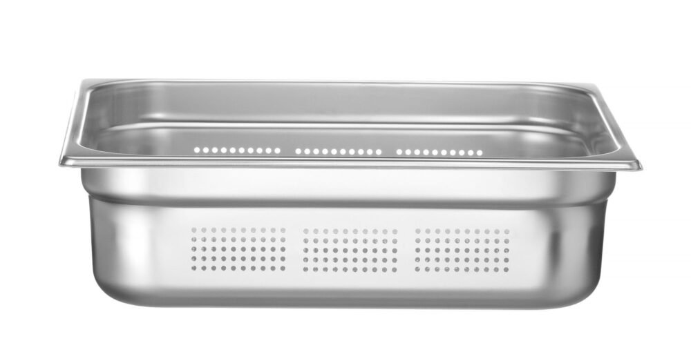 Perforuota talpykla GN 2/3, HENDI, Profi Line, GN 2/3, 9L, (H)100mm