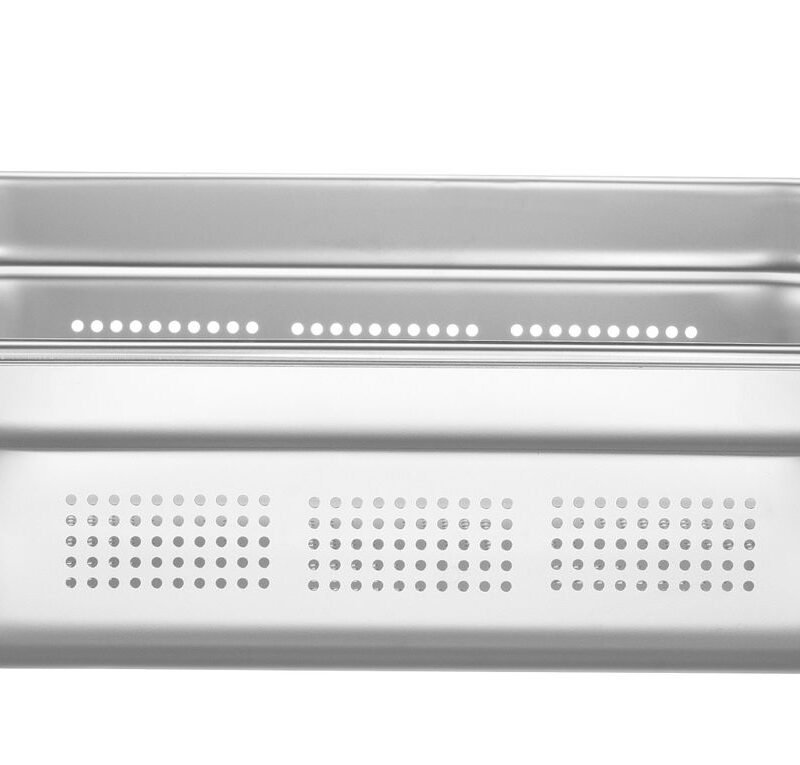 Perforuota talpykla GN 2/3, HENDI, Profi Line, GN 2/3, 9L, (H)100mm