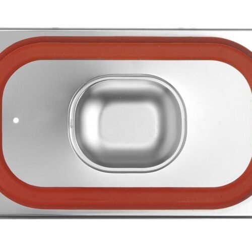 GN talpyklų dangtis su silikoniniu tarpikliu, HENDI, Profi Line, GN 1/4, 265x162mm