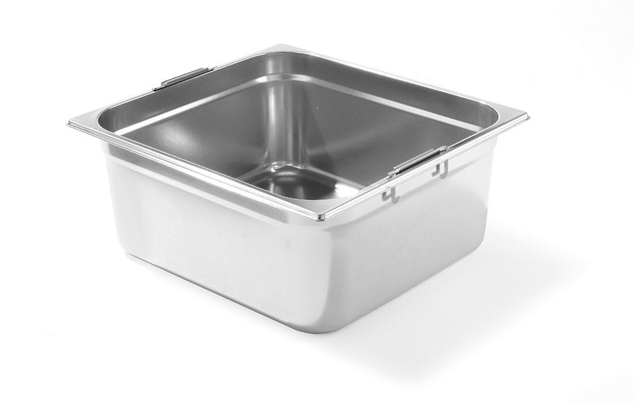 Talpykla GN 2/3 su slepiamomis rankenomis, HENDI, Profi Line, GN 2/3, 18L, (H)200mm