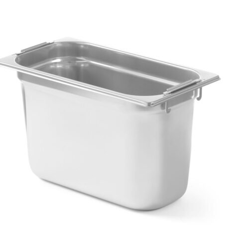 GN konteineris su ištraukiamomis rankenomis, HENDI, Profi Line, GN 1/3, 7,8L, (H)200mm