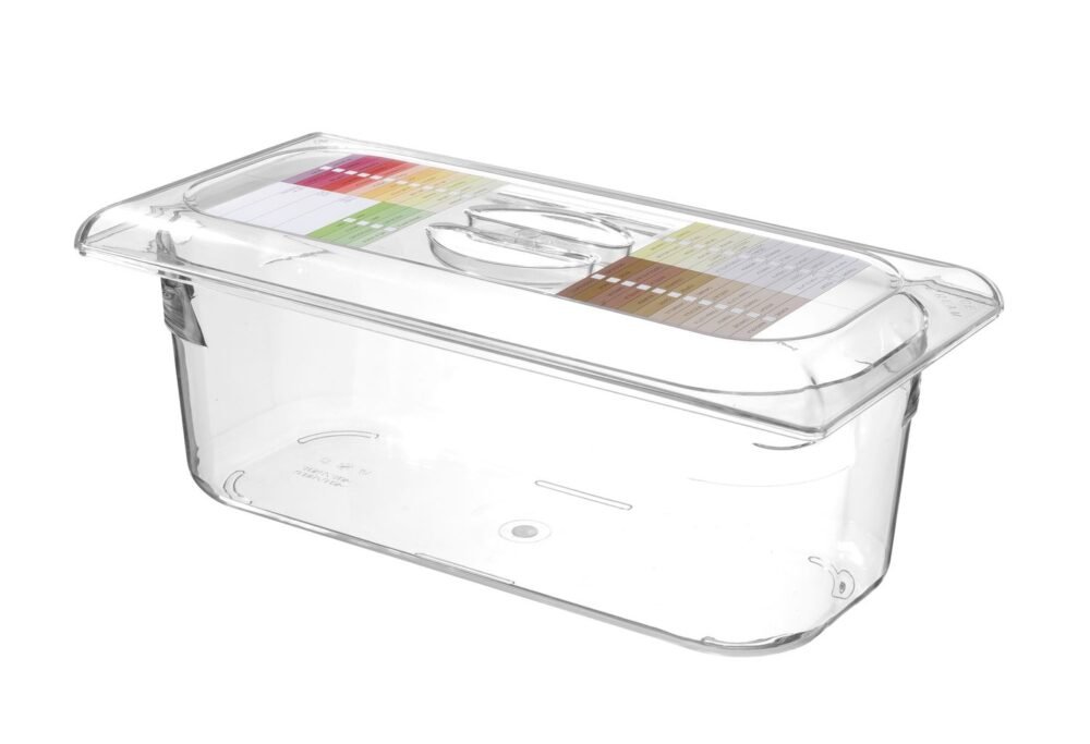 Kiuvetė ledams iš polikarbonato, HENDI, 5L, Permatomas, 360x165x(H)120mm