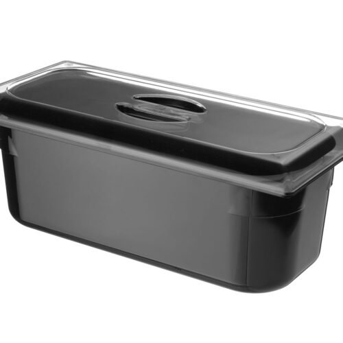 Kiuvetė ledams iš polikarbonato, HENDI, 5L, Juodas, 360x165x(H)120mm