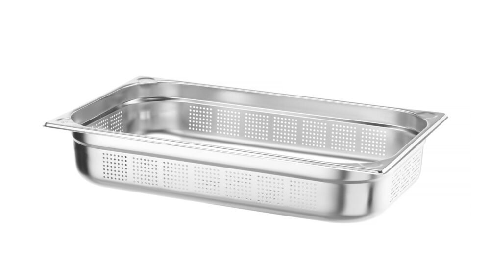 Perforuota talpykla GN 1/1, HENDI, Kitchen Line, GN 1/1, 14L, (H)100mm