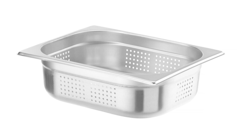 Perforuota talpykla GN 1/2, HENDI, Kitchen Line, GN 1/2, 6,5L, (H)100mm