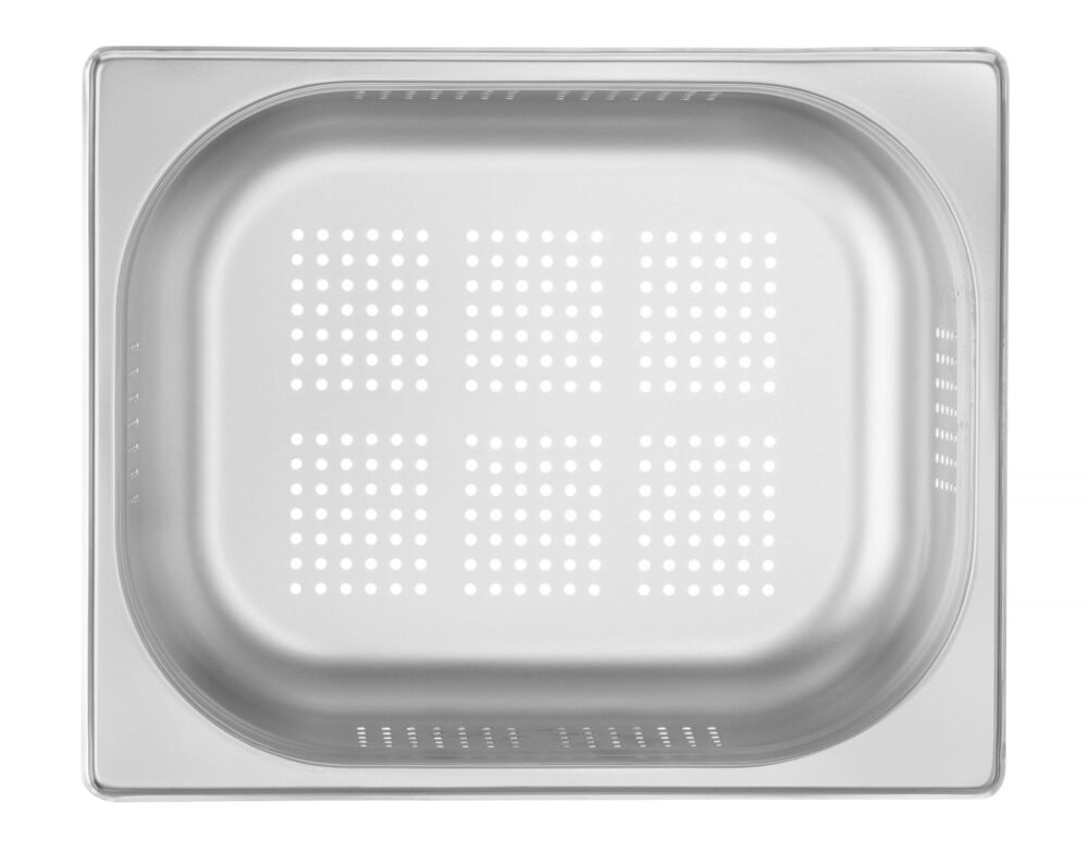 Perforuota talpykla GN 1/2, HENDI, Kitchen Line, GN 1/2, 6,5L, (H)100mm