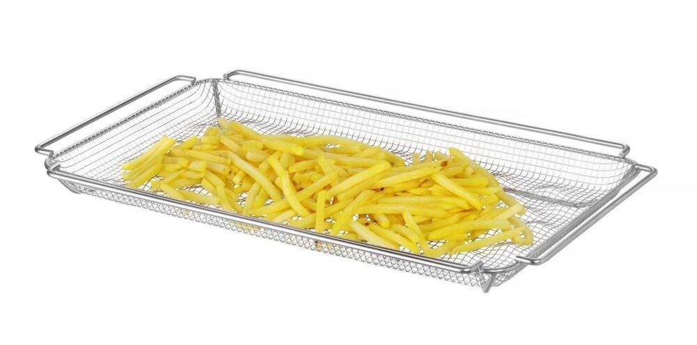 Prancūziškų bulvyčių orkaitės krepšys, banguotas, CONVECTOMAT FRY, HENDI, GN 1/1, 530x325x(H)40mm