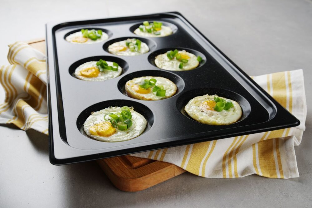 Kepimo skarda su nelimpančia danga „CONVECTOMAT EGPLATE“, HENDI, GN 1/1, Juodas, 530x325x(H)26mm